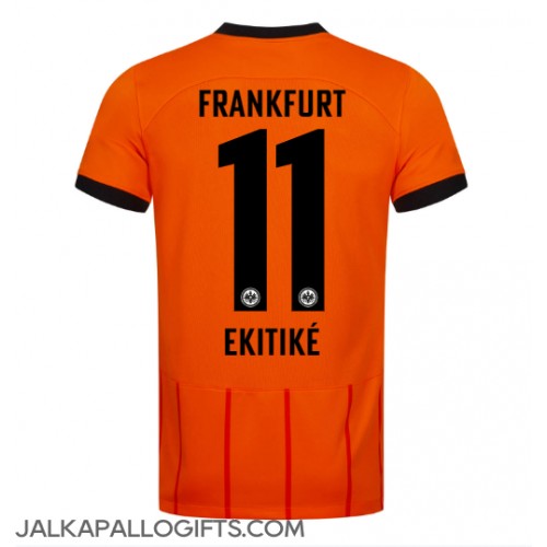 Eintracht Frankfurt Hugo Ekitike #11 Kolmaspaita 2024-25 Lyhythihainen